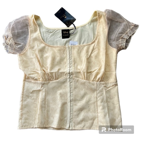 Disney Beauty And The Beast Bustier Top - Picture 2 of 8